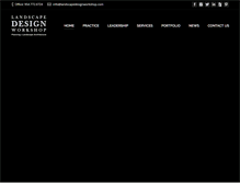 Tablet Screenshot of landscapedesignworkshop.com